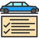 Car Check Battery Device Icon