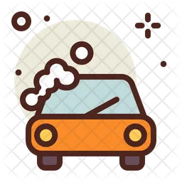 Car Cleaning Soap Icon - Download in Colored Outline Style