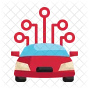 Chip Car Electric Icon