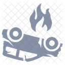 Car Crash Burn Icon