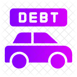 Car Debt  Icon