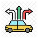 Car Directions  Icon