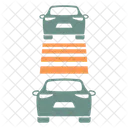 Car Distance Car Road Icon