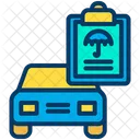 Car Contract Document Icon