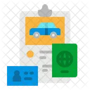 Car Document  Icon