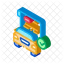 Checked Documents Car Icon