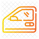 Car Dor Window Car Dor Open Vehicle Mirror Icon