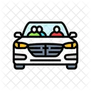 Driver Passenger Car Icon