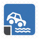 Car Drowning Icon