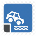 Car Drowning  Icon