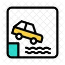 Car Drowning Car Drowning Icon