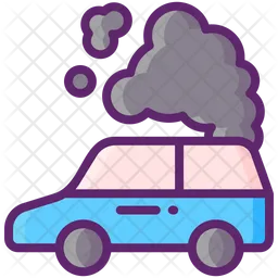 Car Emission  Icon