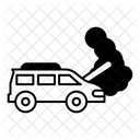 Car engine smoke  Icon