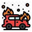 Car Fire  Icon