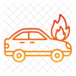 Car Fire  Icon