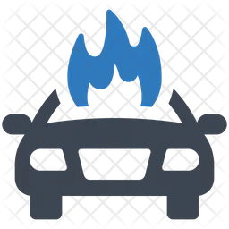 Car fire insurance  Icon