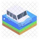 Car Flooding  Icon