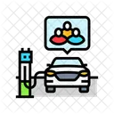 Fueling Share Vehicle Icon