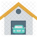 Car Garage Garage Service Car Porch Icon