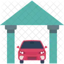 Car Garage Garage Service Car Porch Icon