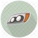 Car Headlights Car Part Luminous Light Icon