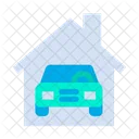 Auto Service Car Car Shed Icon