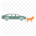 Car Dog Pee Icon