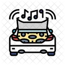 Car Entertainment System Icon