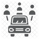 Car Sharing Auto Icon