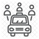 Car Sharing Auto Icon