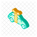 Car Raffle Isometric Icon