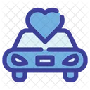 Car Heart Wedding Icon