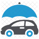 Vehicle Protection Umbrella Icon