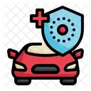 Car Protection Shield Icon