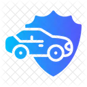 Car Insurance Protected Shield Icon