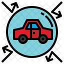 Car Shield Hand Icon