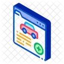 Car Health Insurance Icon