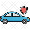 Car Insurance Shield Automobile Autonomous Icon