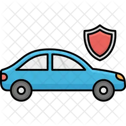 Car Insurance Shield  Icon