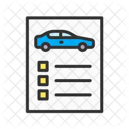 Car Items Checklist  Icon