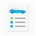 Car Items Checklist  Icon
