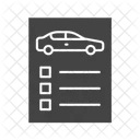 Car Items Checklist  Icon