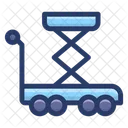 Car Jack Vehicle Maintenance Jack Lift Tool Icon