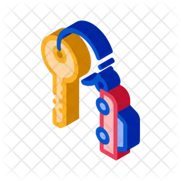 Car Key  Icon