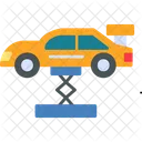 Car Lifting Body Car Icon