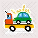 Car Loader Vehicle Loader Automobile Loader Symbol