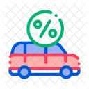 Car Credit Loan Icon