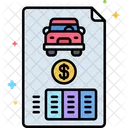 Car Loan Vehicle Loan Custom Finance Plan Icon