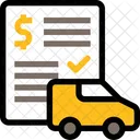 Car Loan Document  Icon