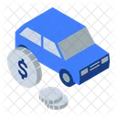 Car Loan Finance Debt Icon